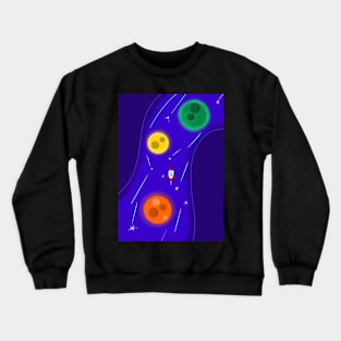 Space journey Crewneck Sweatshirt